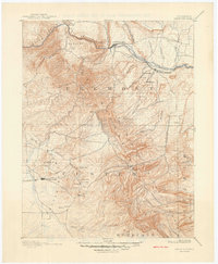 Canon City 1892 topographic map thumbnail