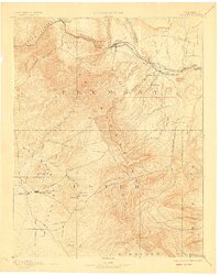 Canon City 1892 topographic map thumbnail