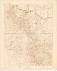 Canon City 1892 topographic map thumbnail