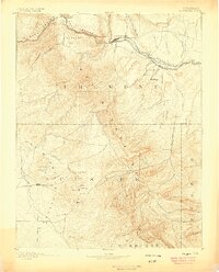 Canon City 1889 topographic map thumbnail