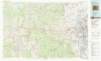 Denver West 1983 topographic map thumbnail