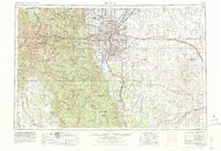 Denver 1953 topographic map thumbnail