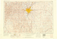 Denver 1958 topographic map thumbnail