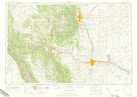 Pueblo 1954 topographic map thumbnail