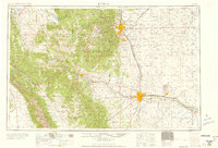 Pueblo 1958 topographic map thumbnail
