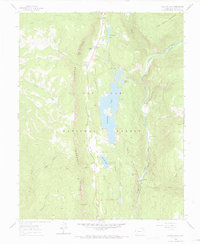 Electra Lake 1960 topographic map thumbnail