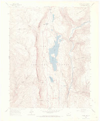 Electra Lake 1960 topographic map thumbnail