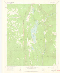 Electra Lake 1960 topographic map preview