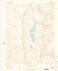 Electra Lake 1960 topographic map thumbnail