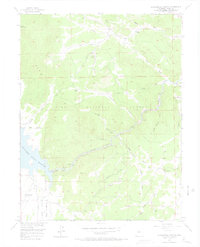 Elevenmile Canyon 1956 topographic map thumbnail