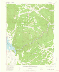 Elevenmile Canyon 1956 topographic map thumbnail