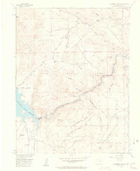 Elevenmile Canyon 1956 topographic map thumbnail
