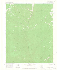 Elk Creek 1960 topographic map thumbnail