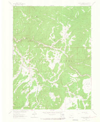 Elkhorn Mountain 1962 topographic map thumbnail
