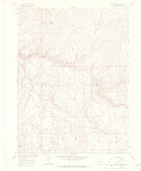 Elkhorn Mountain 1962 topographic map thumbnail