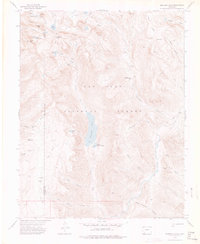Emerald Lake 1973 topographic map thumbnail