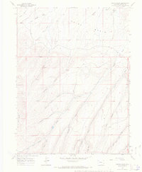 Easton Gulch 1966 topographic map thumbnail