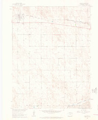 Eckley 1961 topographic map thumbnail
