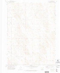 Eckley NW 1971 topographic map thumbnail