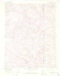 El Valle Creek 1967 topographic map thumbnail