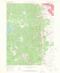 Eldorado Springs 1965 topographic map thumbnail