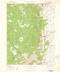 Eldorado Springs 1942 topographic map thumbnail