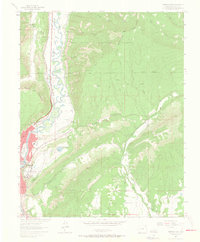 Durango East 1963 topographic map thumbnail