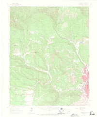 Durango West 1963 topographic map preview