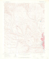 Durango West 1963 topographic map thumbnail