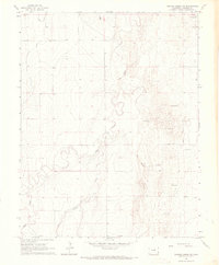 Durkee Creek NW 1966 topographic map thumbnail