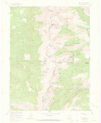 East Portal 1958 topographic map thumbnail