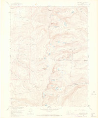 East Portal 1958 topographic map thumbnail