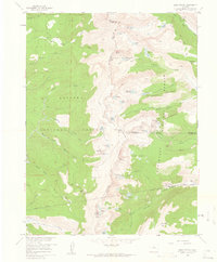 East Portal 1958 topographic map thumbnail