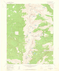 East Portal 1958 topographic map thumbnail