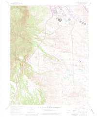 Cheyenne Mountain 1961 topographic map thumbnail