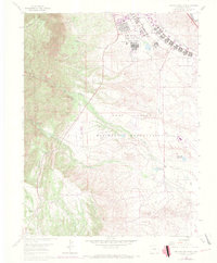 Cheyenne Mountain 1961 topographic map thumbnail