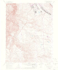 Cheyenne Mountain 1961 topographic map thumbnail