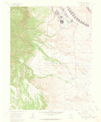 Cheyenne Mountain 1961 topographic map thumbnail