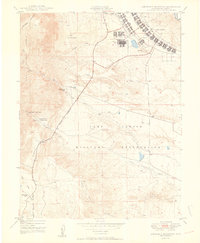 Cheyenne Mountain 1949 topographic map thumbnail