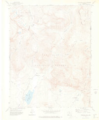 Cimarrona Peak 1973 topographic map thumbnail