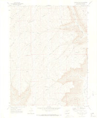 Circle Dot Gulch 1971 topographic map thumbnail