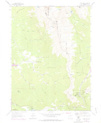 Clark Peak 1962 topographic map thumbnail