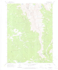 Clark Peak 1962 topographic map thumbnail
