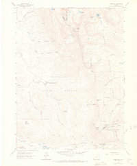 Clark Peak 1962 topographic map thumbnail