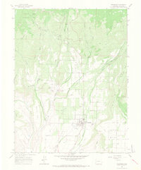 Cedaredge 1965 topographic map thumbnail