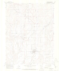 Cedaredge 1965 topographic map thumbnail