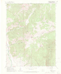 Cement Mountain 1961 topographic map thumbnail