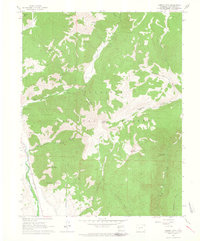 Cement Mountain 1961 topographic map thumbnail