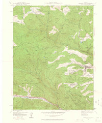 Central City 1942 topographic map thumbnail