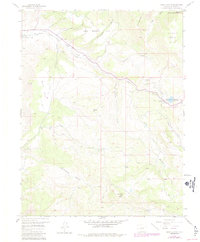Cerro Summit 1957 topographic map thumbnail